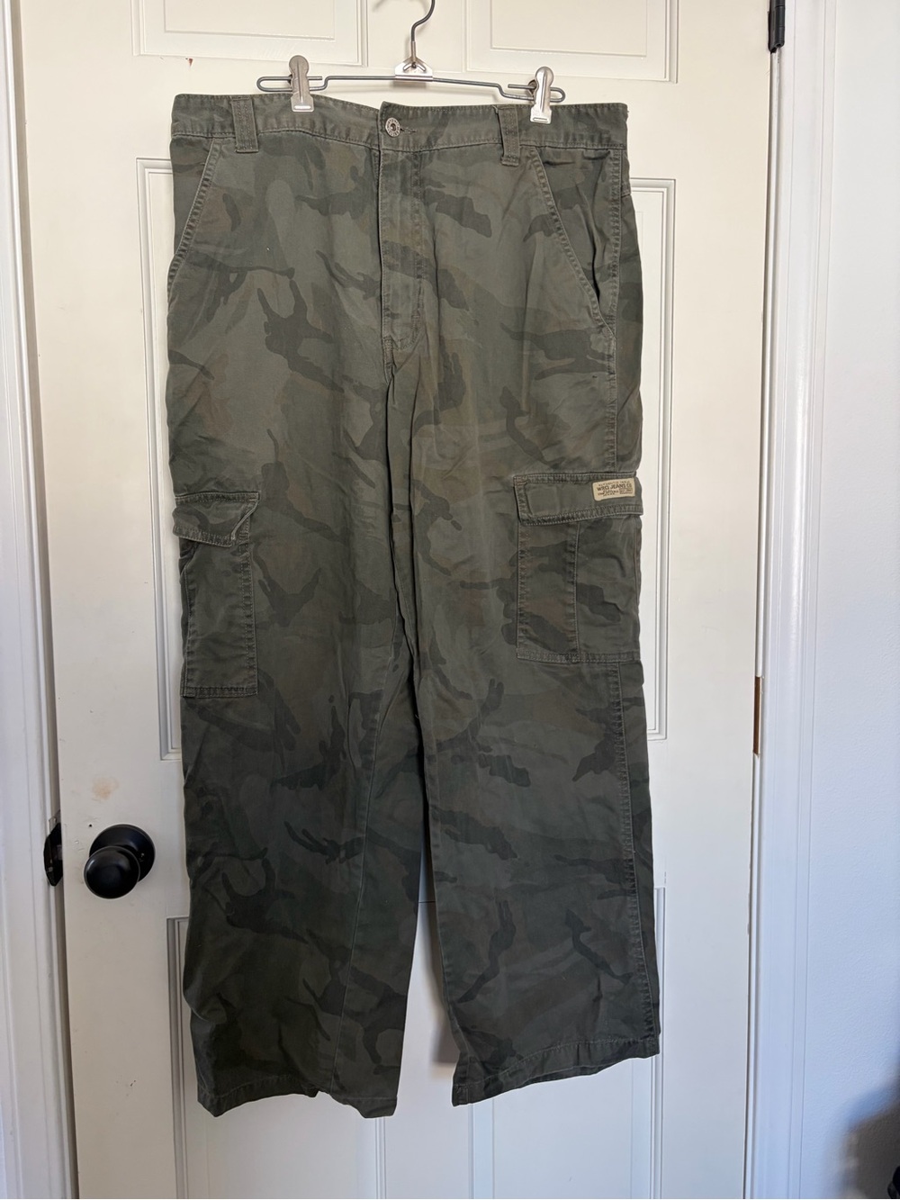 Wrangler Olive Camo Cargo Pants